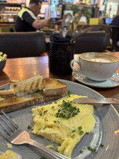 Scrambeld eggs in Galway  the only place open early